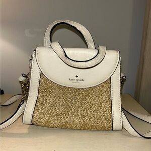 Kate Spade Cream and Tan Satchel